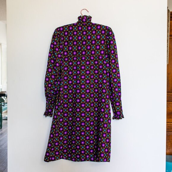 Saint Laurent Geo Motif Tunic Dress - Picture 7 of 16